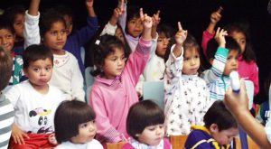 Schulanfang im Kinderdorf Los Pinos, Guatemala