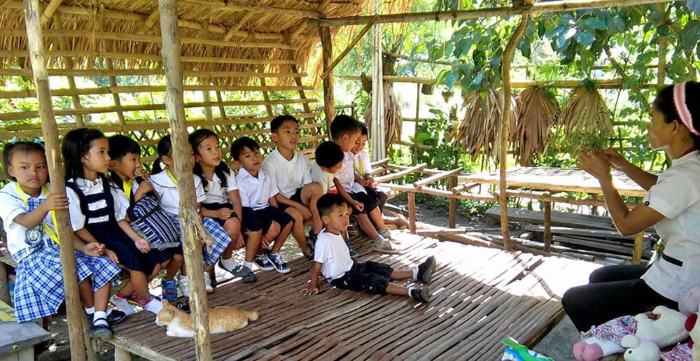 Kinderdorf auf den Philippinen, Unetrricht, Bildung fördern, Spenden für Grundschule