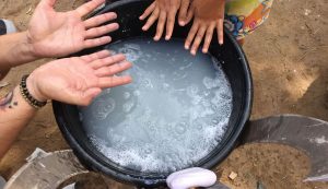 Hände waschen, Corona-Krise, Nothilfe für Kinderdörfer